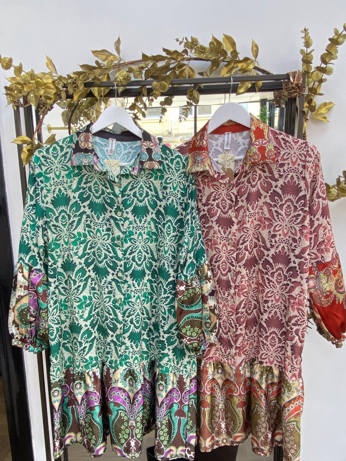 Floaty Paisley Print Dress (2 Colours)