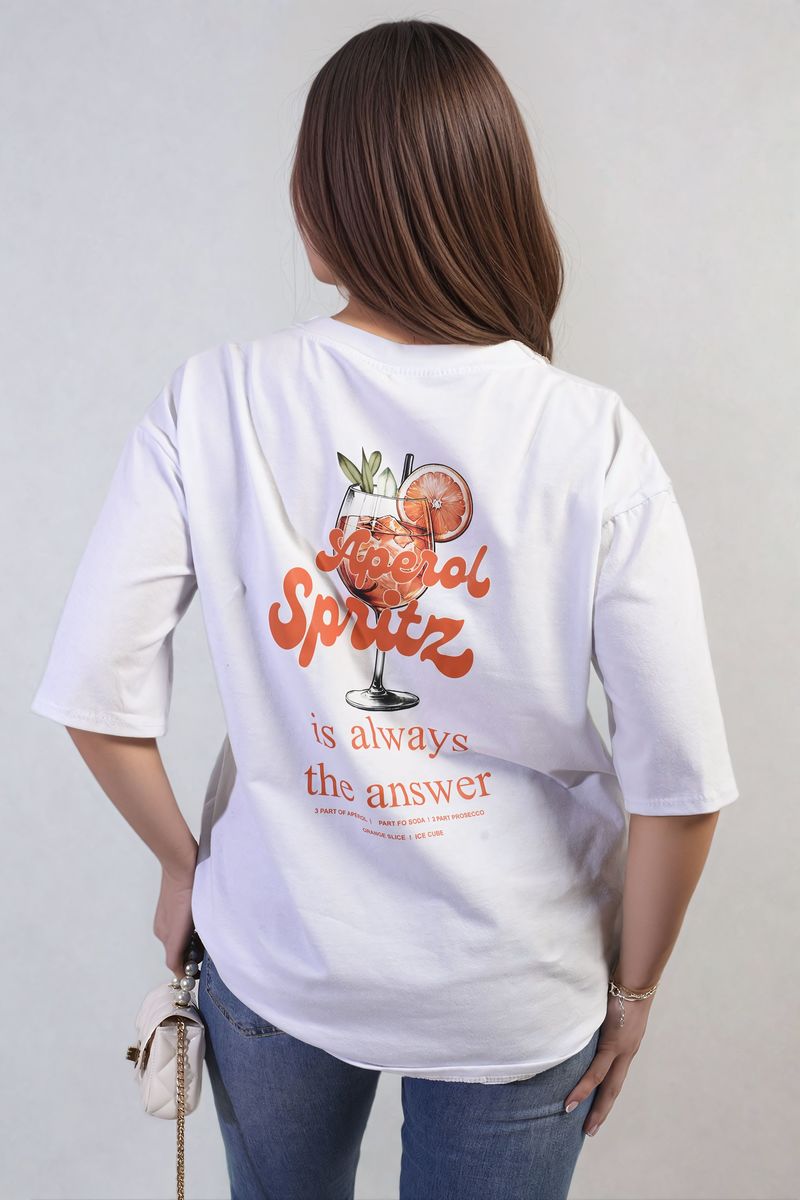 Aperol Spritz Cocktail Graphic Top