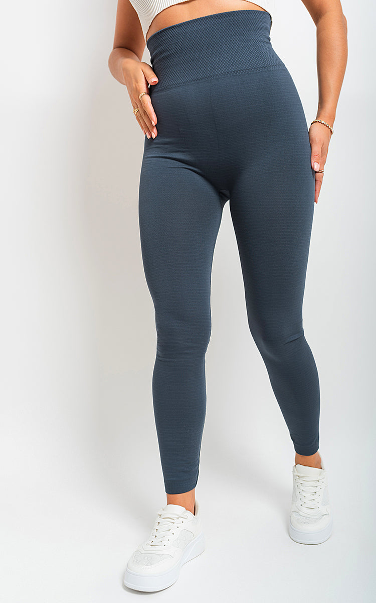 High Waist Tummy Compression Slimming Leggings (Curve Sizes Available)