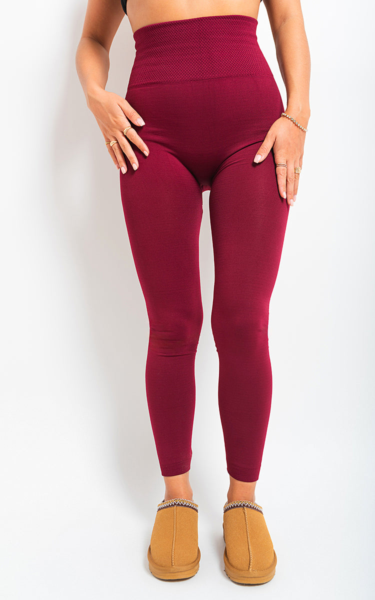 High Waist Tummy Compression Slimming Leggings (Curve Sizes Available)