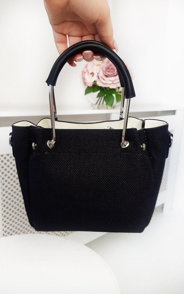 Mini Textured Chain Handbag