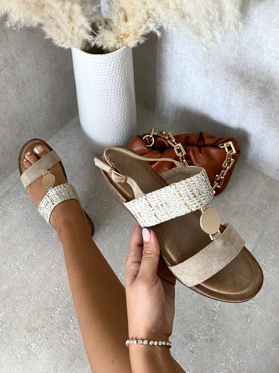 Ankle Strap Open Toe Flat Sandals