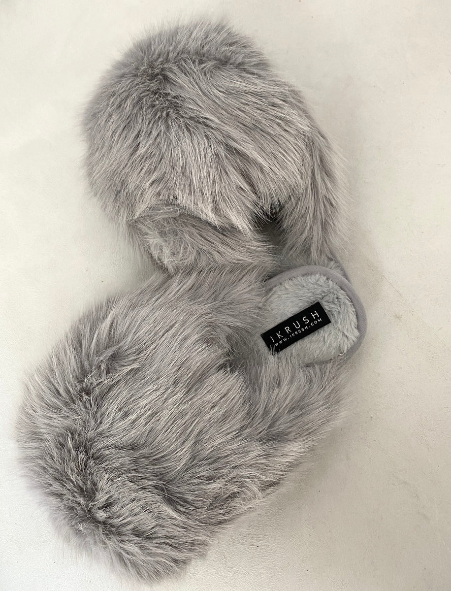 Fluffy Faux Fur Winter Sandals