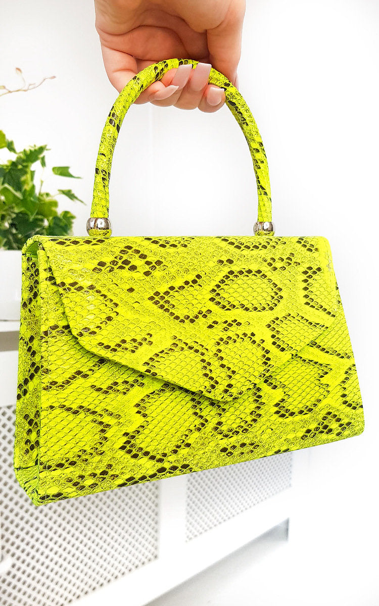 Croc Print Handbag