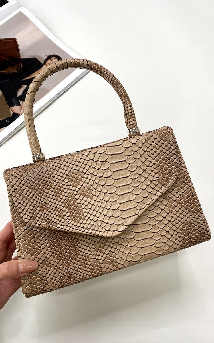 Croc Print Handbag